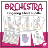 String Orchestra Fingering Charts Bundle String Orchestra string method book cover